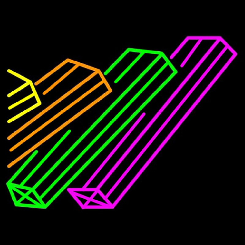 Books Multicolor Logo Neonkyltti