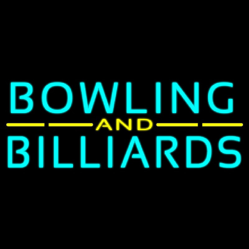 Bowling And Billiards 3 Neonkyltti