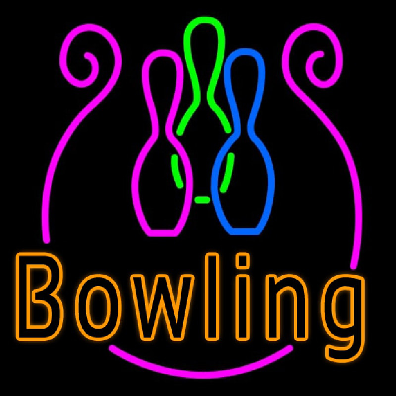 Bowling With Bowl Neonkyltti