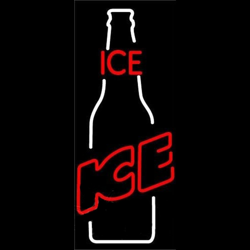 Bud Ice Bottle Beer Sign Neonkyltti