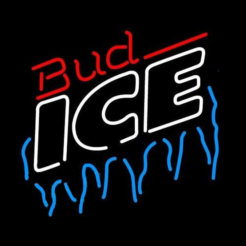 Bud Ice Icicles Beer Sign Neonkyltti