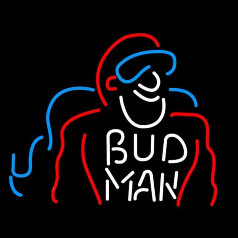 Bud Man Beer Sign Neonkyltti