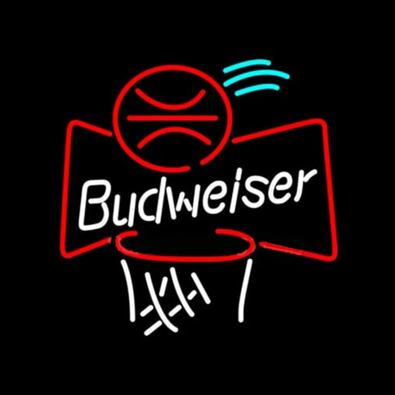 Budweiser Basketball Neonkyltti