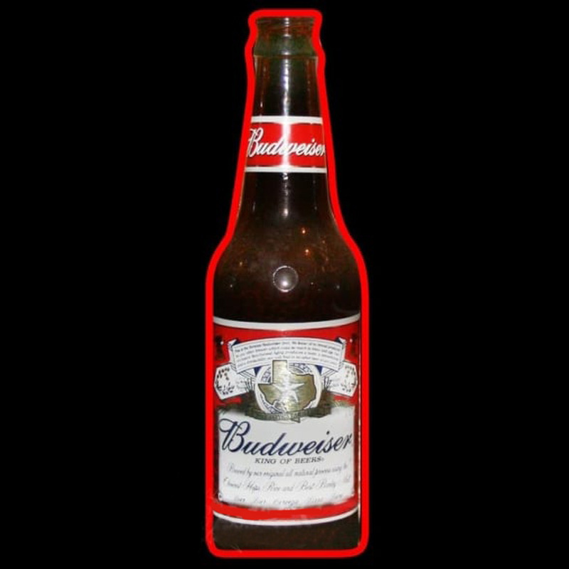 Budweiser Bottle Beer Sign Neonkyltti