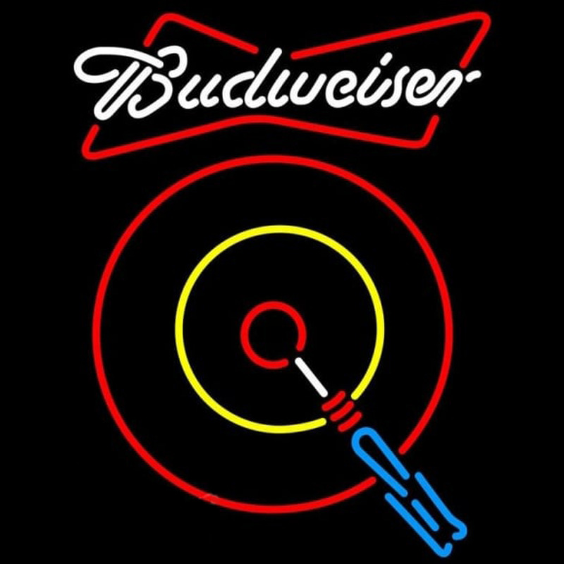 Budweiser Dart Beer Sign Neonkyltti