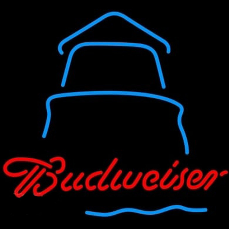 Budweiser Day Lighthouse Neonkyltti