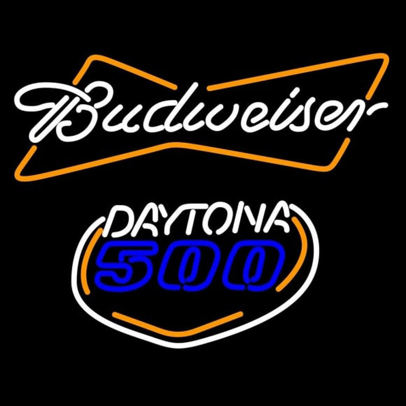 Budweiser Daytona 500 Beer Sign Neonkyltti