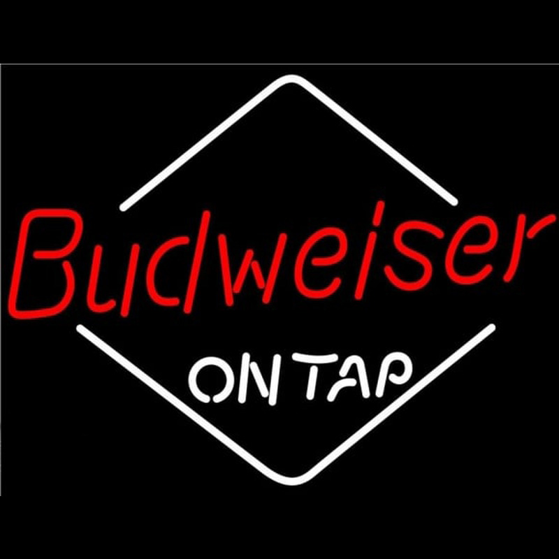 Budweiser Diamond On Tap Beer Sign Neonkyltti