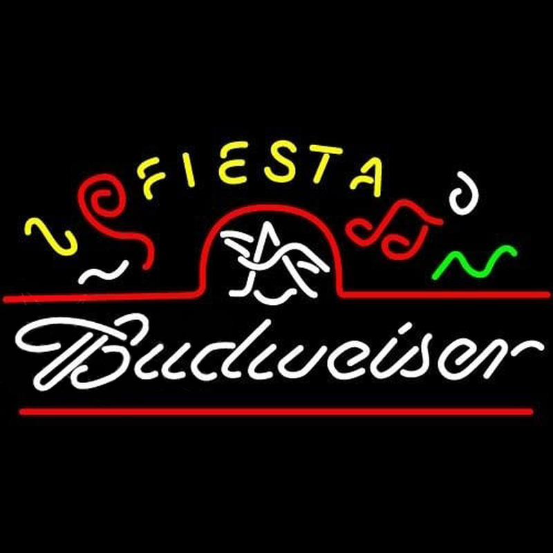 Budweiser Fiesta Marquee Beer Sign Neonkyltti