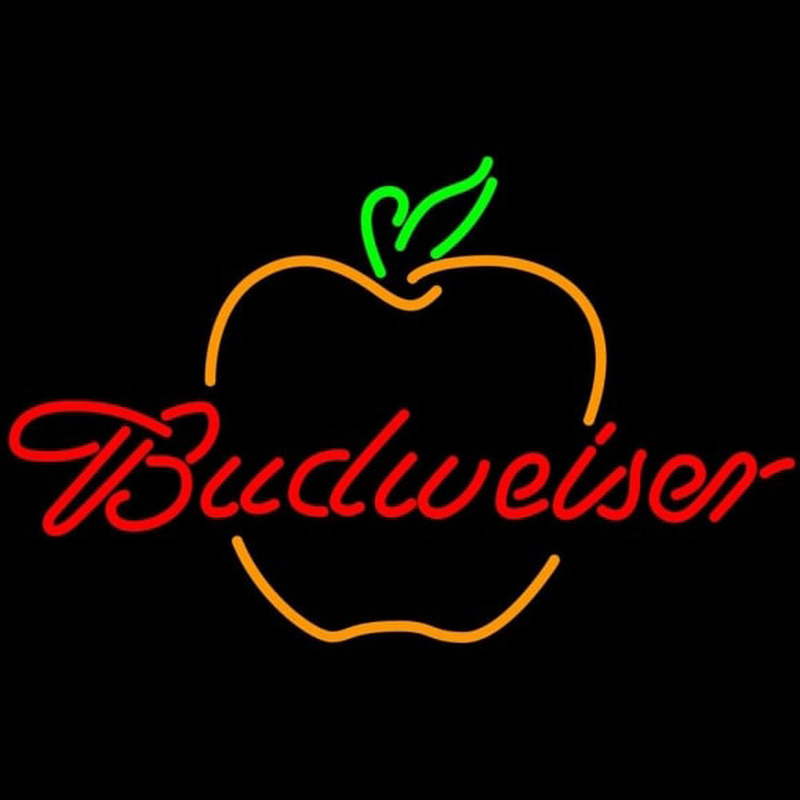 Budweiser Great Apple Beer Sign Neonkyltti