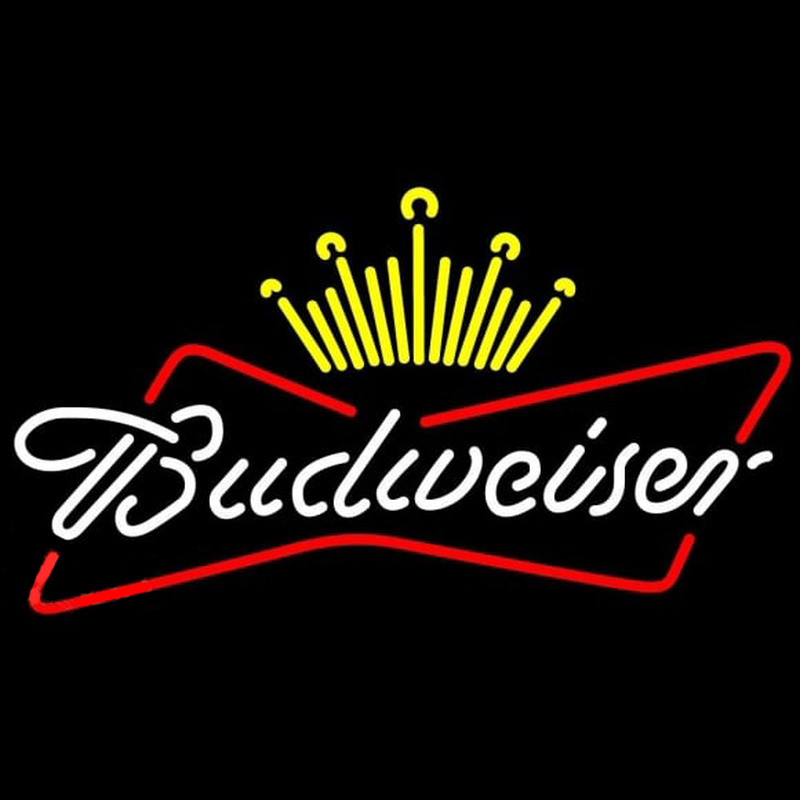 Budweiser King of It Up Beer Sign Neonkyltti