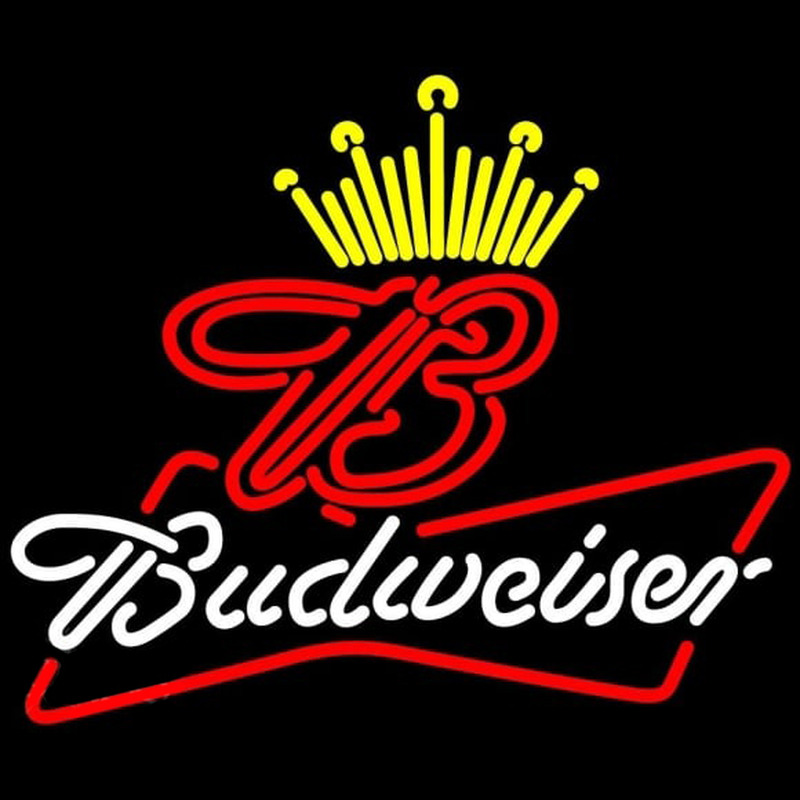 Budweiser King of It Up Beer Sign Neonkyltti