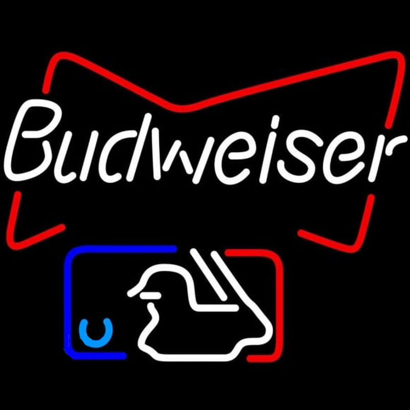 Budweiser Major League Baseball Beer Sign Neonkyltti