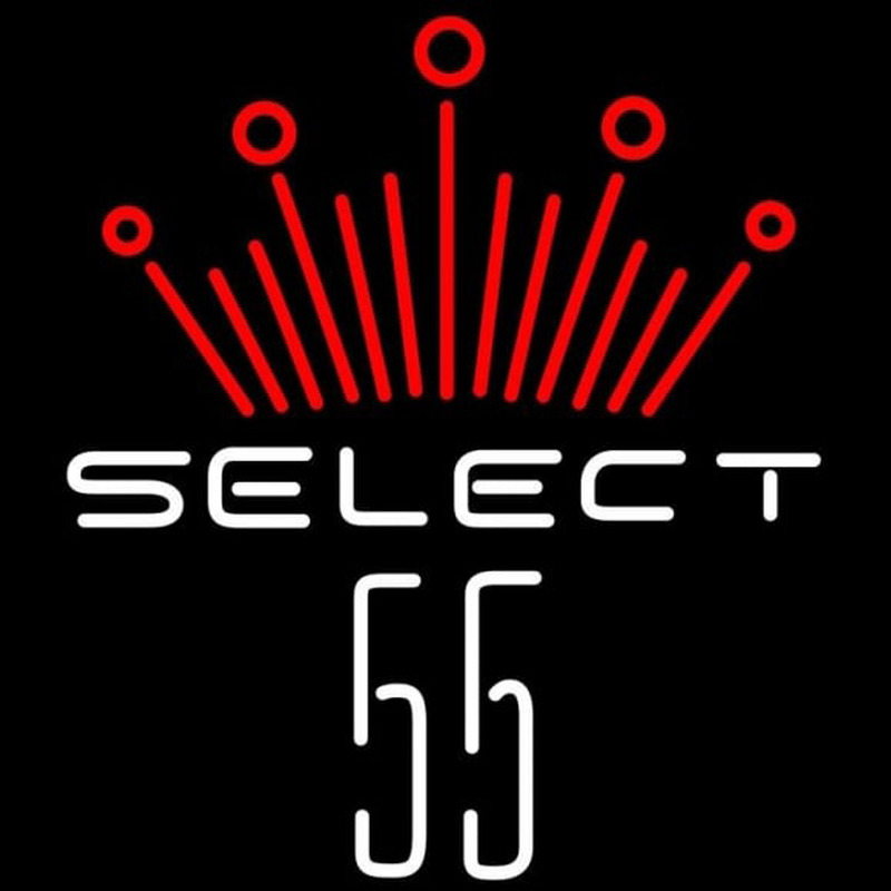 Budweiser Select 55 Beer Sign Neonkyltti