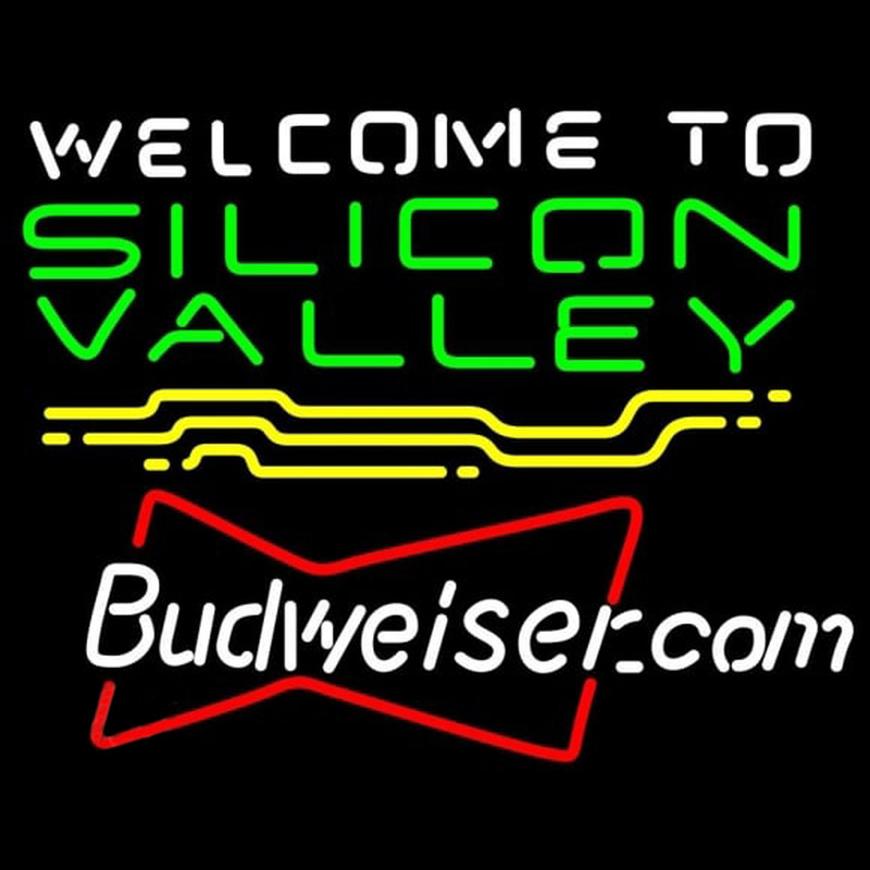 Budweiser Silicon Valley Beer Sign Neonkyltti