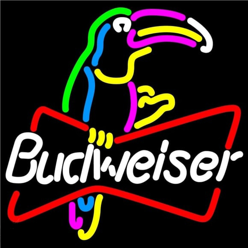 Budweiser Toucan Beer Sign Neonkyltti