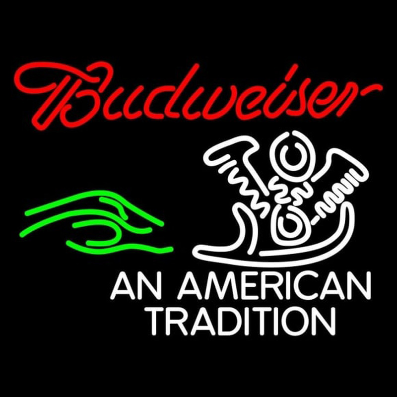 Budweiser Tradition Beer Sign Neonkyltti