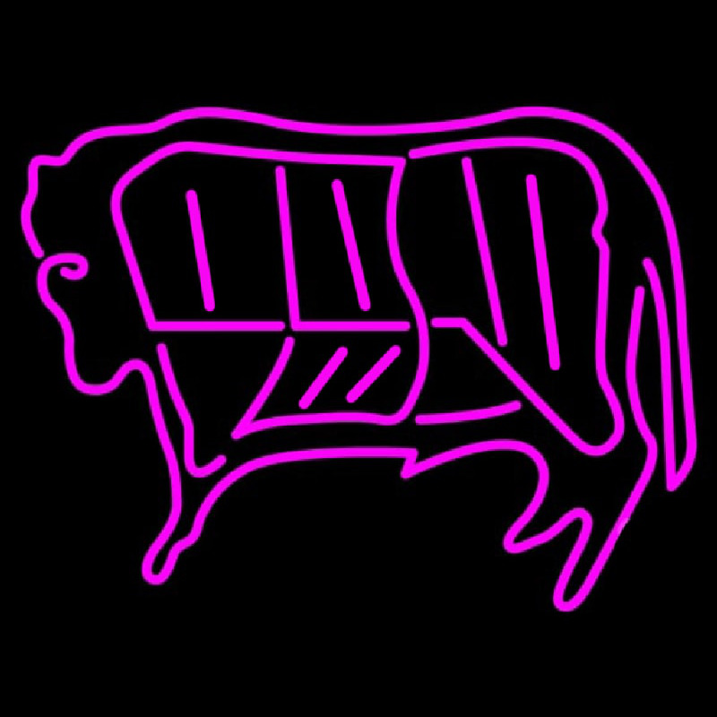 Butcher Logo Neonkyltti