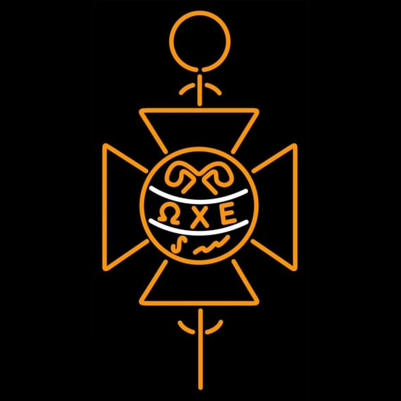 Chi Epsilon Omega Logo Neonkyltti