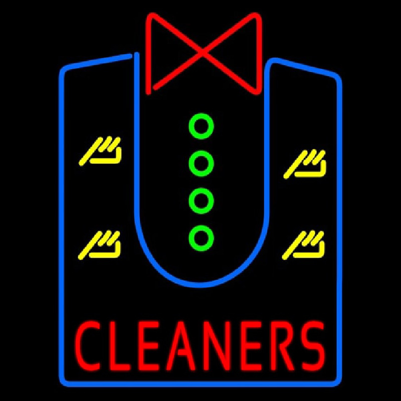 Cleaners With Shirt Neonkyltti