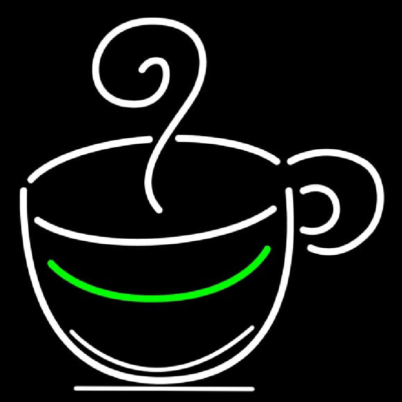 Coffee Cup Logo Neonkyltti