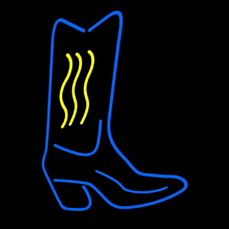 Cowboy Boot Neonkyltti