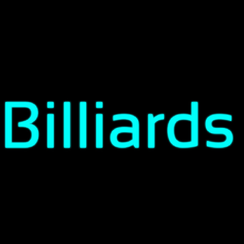 Cursive Letter Billiards 2 Neonkyltti