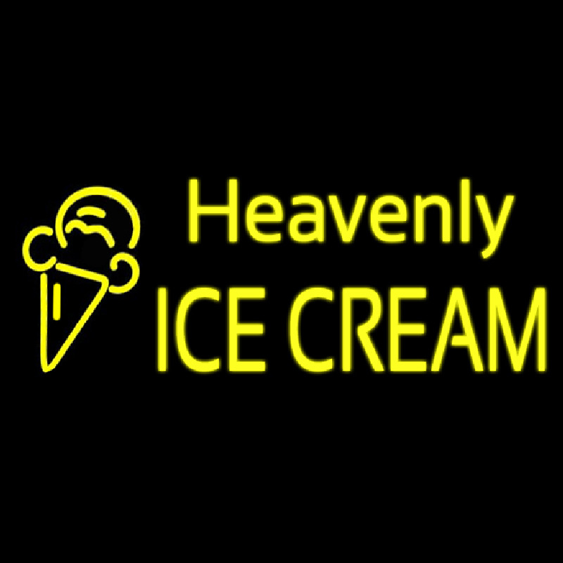 Custom Heavenly Ice Cream Cone Neonkyltti