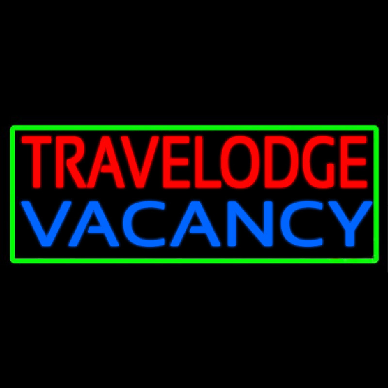 Custom Travelodge Vacancy Neonkyltti