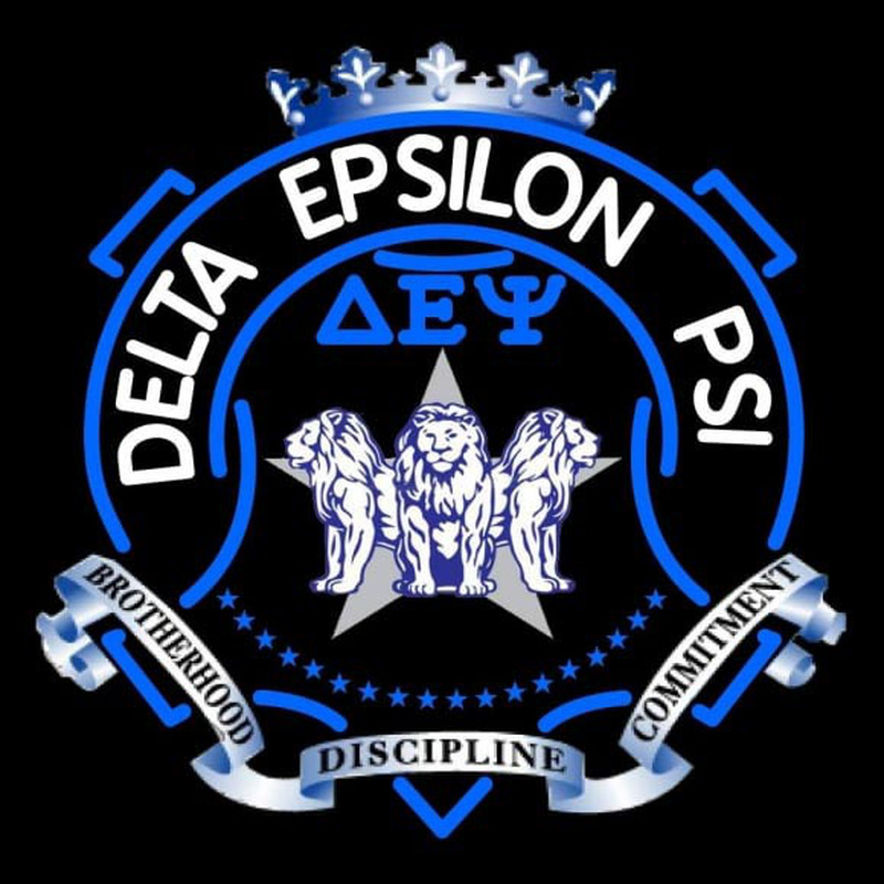 Delta Epsilon Psi Logo Neonkyltti