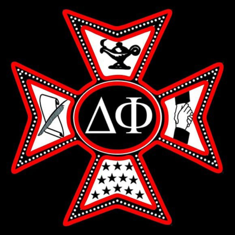 Delta Phi Chapters Logo Neonkyltti