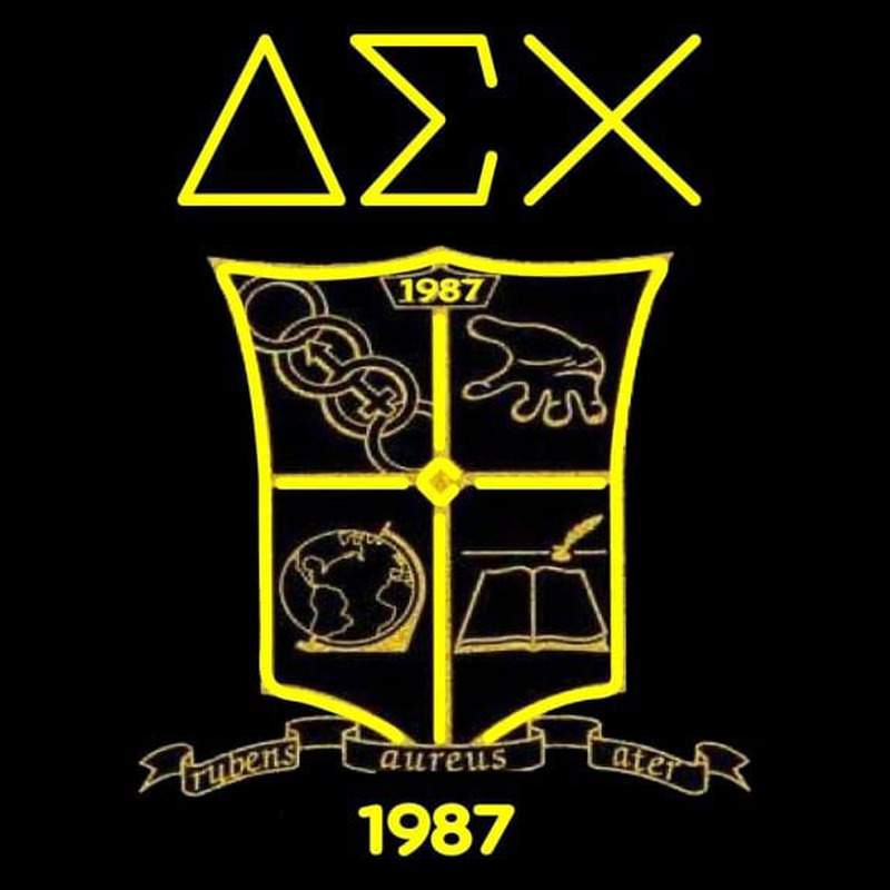 Delta Sigma Chi Latino Logo Neonkyltti