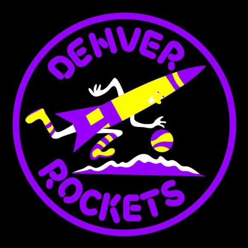 Denver Rockets Neonkyltti