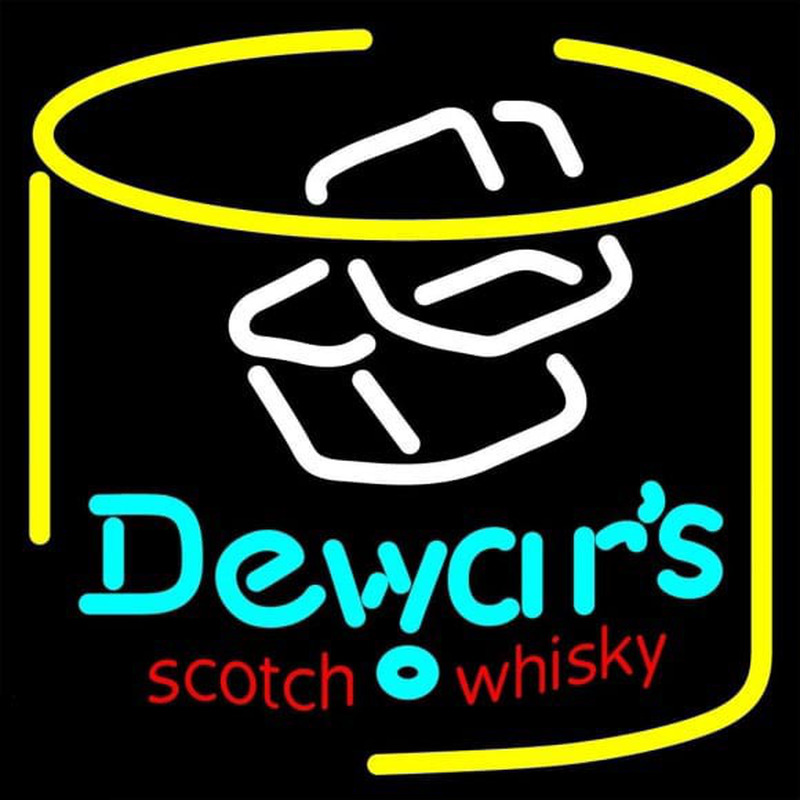 Dewars Scotch Whisky Neonkyltti