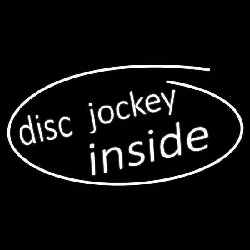 Disc Jockey Inside 1 Neonkyltti