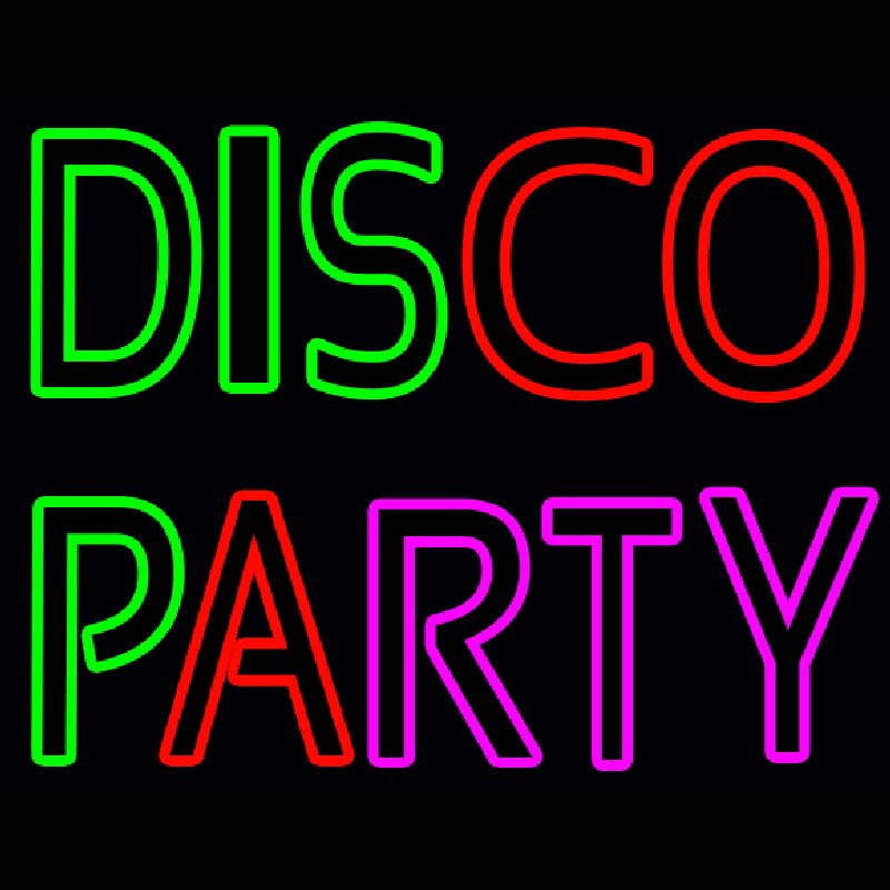 Disco Party Neonkyltti