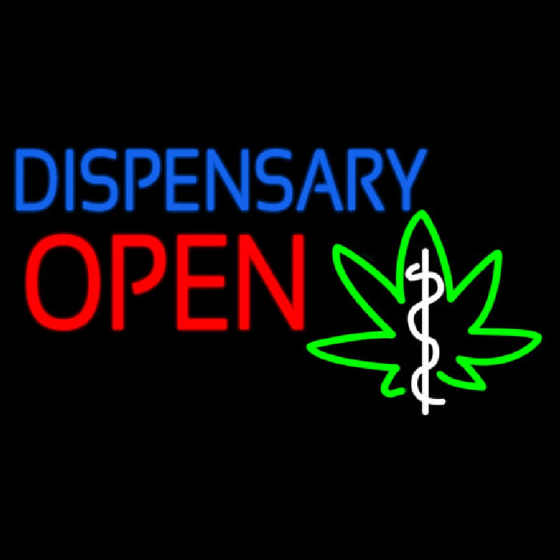 Dispensary Open Neonkyltti