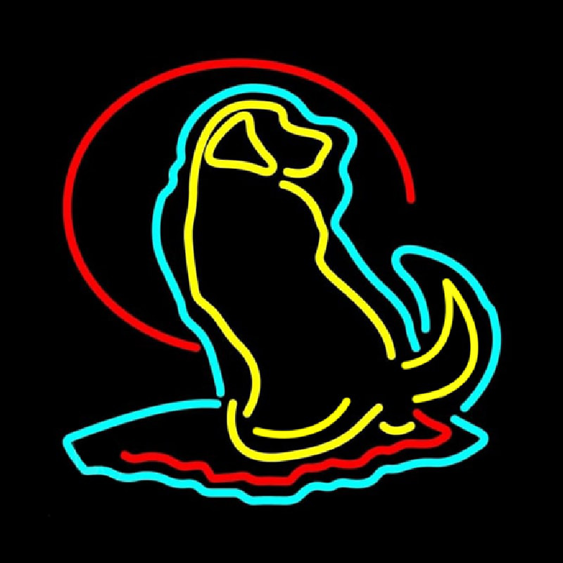 Dog Logo Neonkyltti