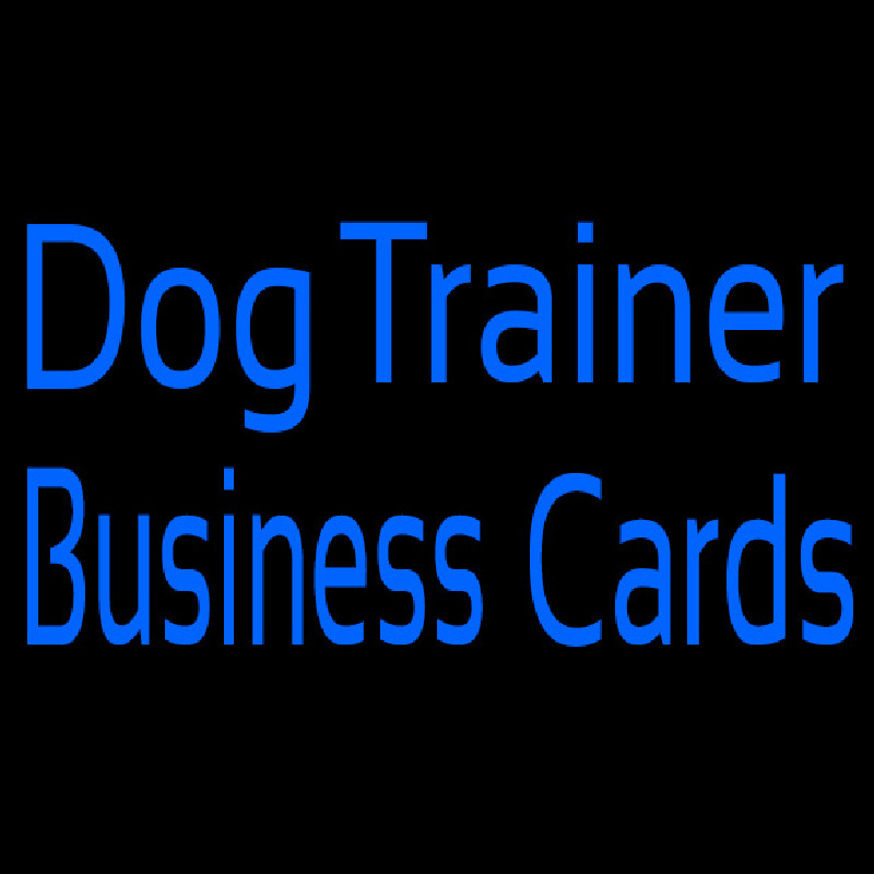 Dog Trainer 1 Neonkyltti