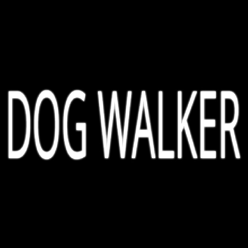 Dog Walker 1 Neonkyltti