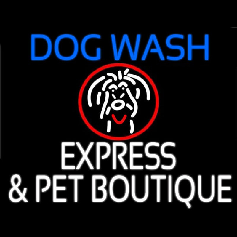 Dog Wash Neonkyltti