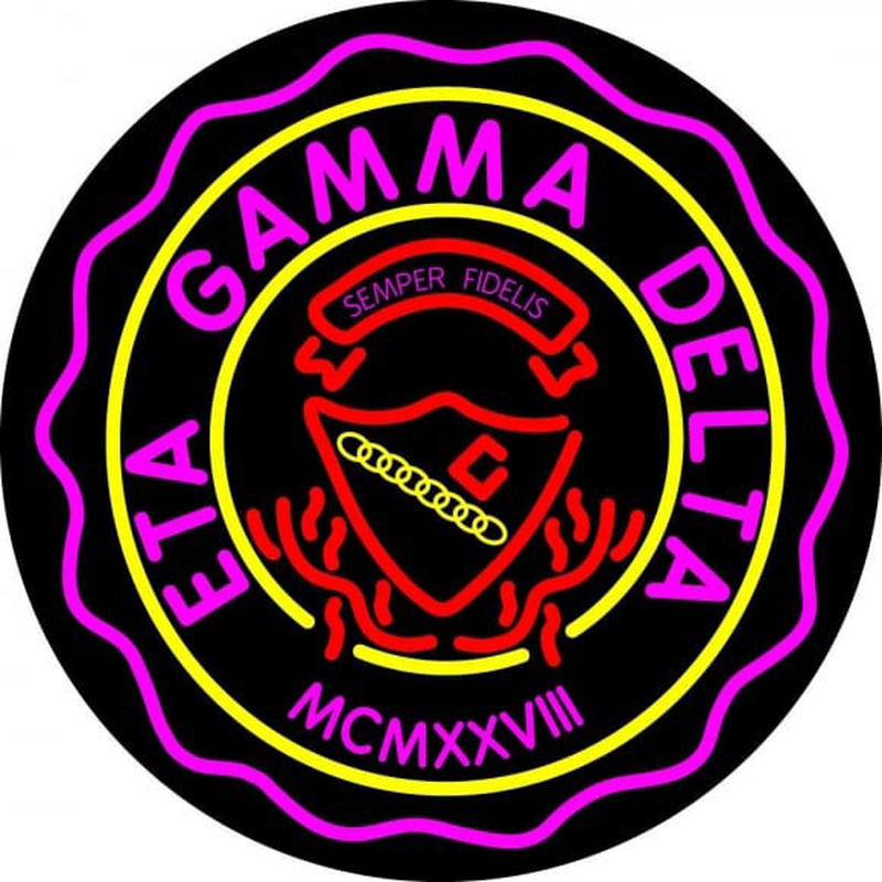 Eta Gamma Delta Logo Neonkyltti