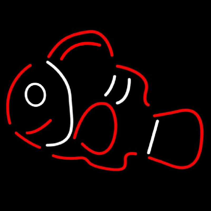 Fish Logo Neonkyltti