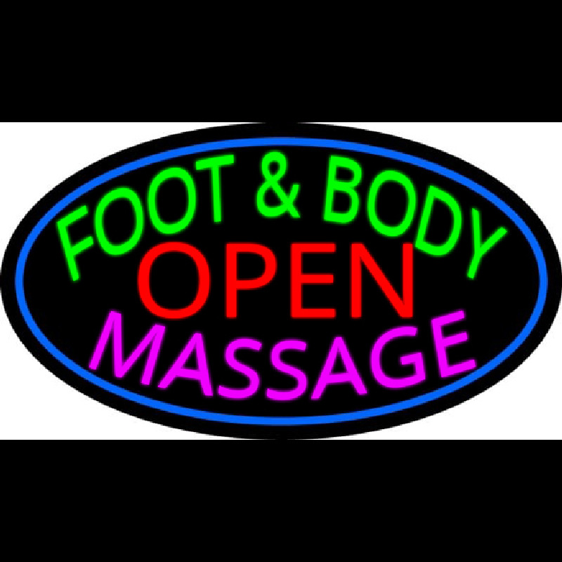 Foot And Body Massage Open Neonkyltti