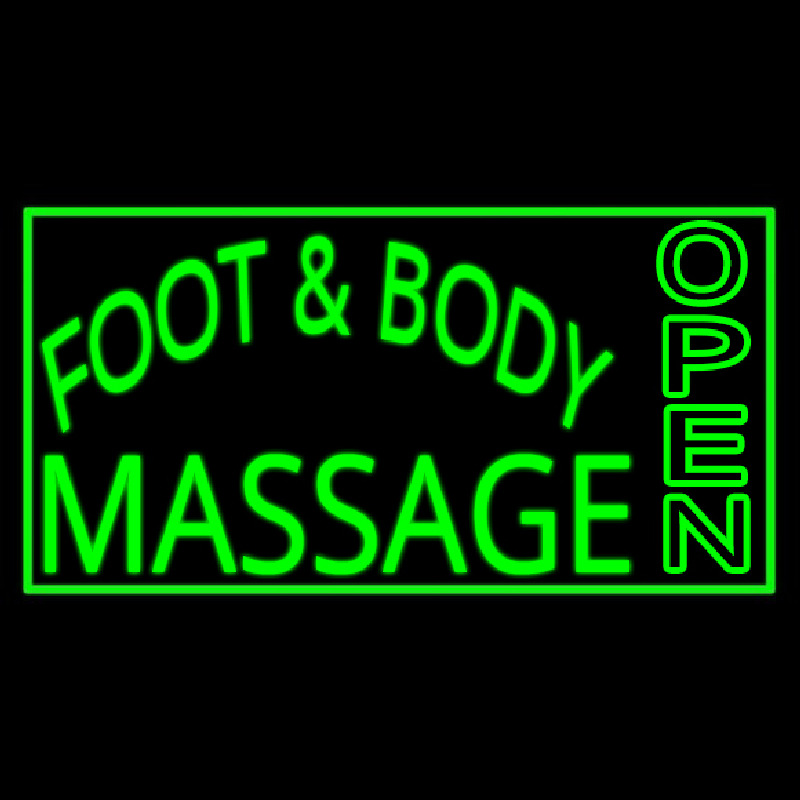 Foot And Body Massage Open Neonkyltti