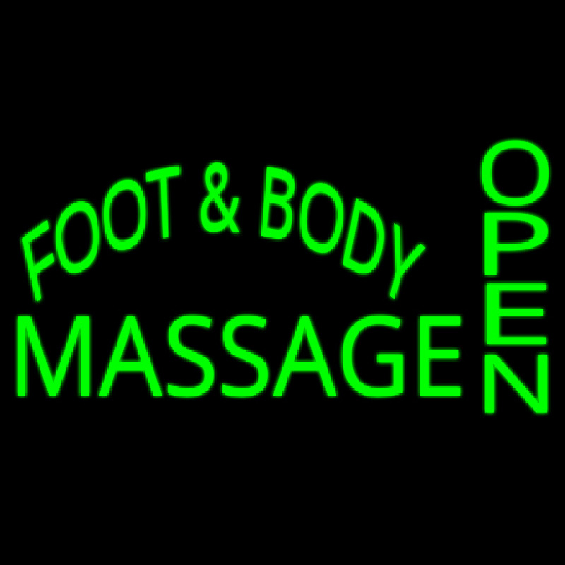 Foot And Body Massage Open Neonkyltti