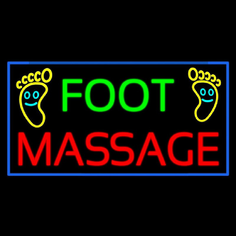 Foot Massage Neonkyltti