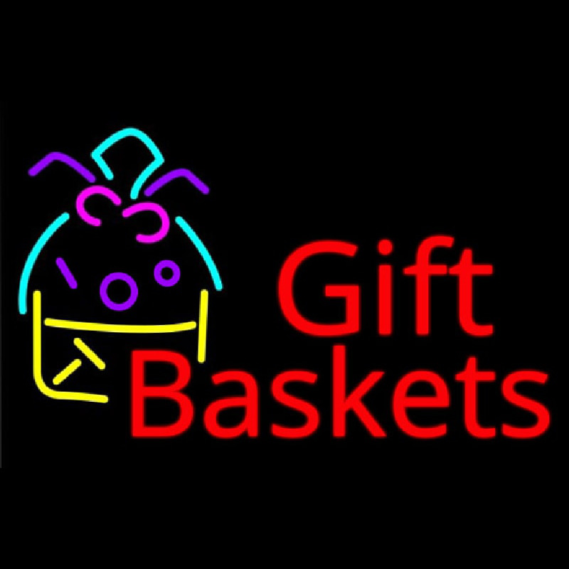 Gift Baskets Neonkyltti