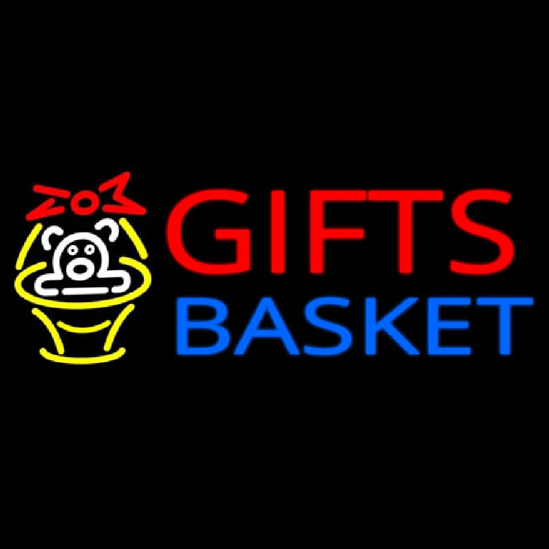 Giftsbasket Neonkyltti