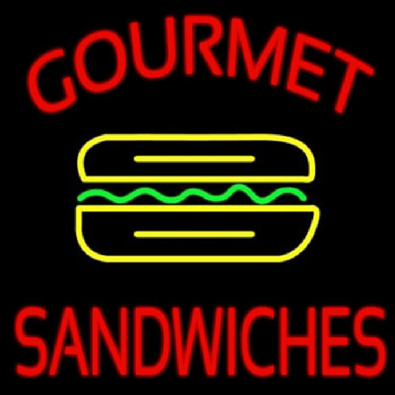 Gourmet Sandwiches Neonkyltti